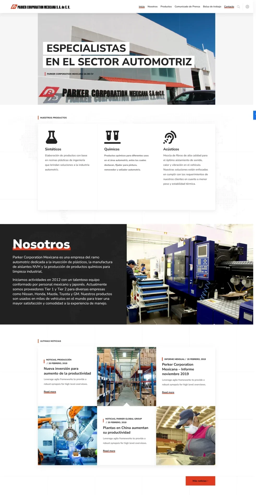 portafolio-sitio-web-parker-corporation